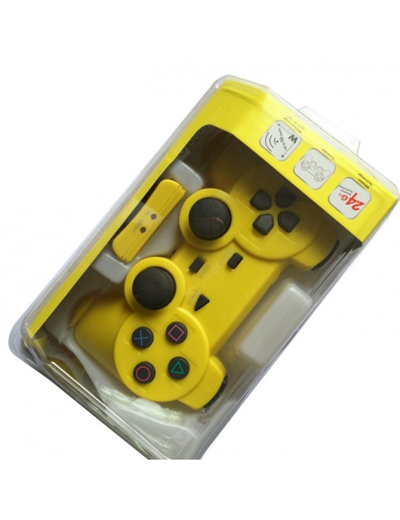 PS2 Wireless Game Controller 2.4G Handle Double Vibration With Blister Packaging PS2 Wireless Controller