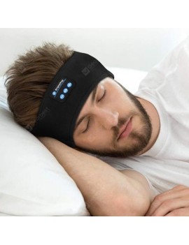 Bluetooth Sleep Headphones Sports Headband Ultra-thin Soft Elastic Comfortable Wireless Music Headset Eye Mask Side Sleep
