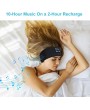 Bluetooth Sleeping Headphones Sports Headband Thin Soft Elastic Comfortable Wireless Music Earphones Eye Mask for Side Sleeper