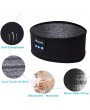 Bluetooth Sleeping Headphones Sports Headband Thin Soft Elastic Comfortable Wireless Music Earphones Eye Mask for Side Sleeper