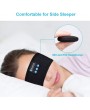 Bluetooth Sleeping Headphones Sports Headband Thin Soft Elastic Comfortable Wireless Music Earphones Eye Mask for Side Sleeper