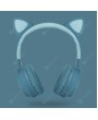BT-028C Light-emitting Cartoon Cat Ears Girl Headset Wireless Bluetooth Headphone