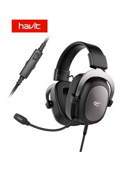 HAVIT Headset Gamer Wired PC USB 3.5mm XBOX / PS4 Headsets with 53MM Surround Sound &amp HD Mic for Computer Laptop H2002d