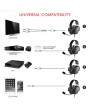 HAVIT Headset Gamer Wired PC USB 3.5mm XBOX / PS4 Headsets with 53MM Surround Sound &amp HD Mic for Computer Laptop H2002d