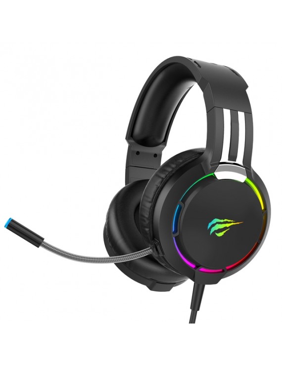 HAVIT Headset Gamer Wired PC USB 3.5mm XBOX / PS4 Headsets with 53MM Surround Sound &amp HD Mic for Computer Laptop H2002d