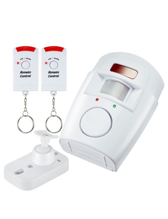 Portable IR Wireless Motion Sensor Remote Home Security Burglar Alarm System