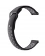 Two-color Pore Silicone Back Button Strap for AMAZFIT