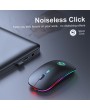 iMice Wireless Mouse Bluetooth RGB Rechargeable Mouse Computer Silent Mause LED Backlit Ergonomic Gaming Mouse for Laptop PC