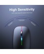 iMice Wireless Mouse Bluetooth RGB Rechargeable Mouse Computer Silent Mause LED Backlit Ergonomic Gaming Mouse for Laptop PC