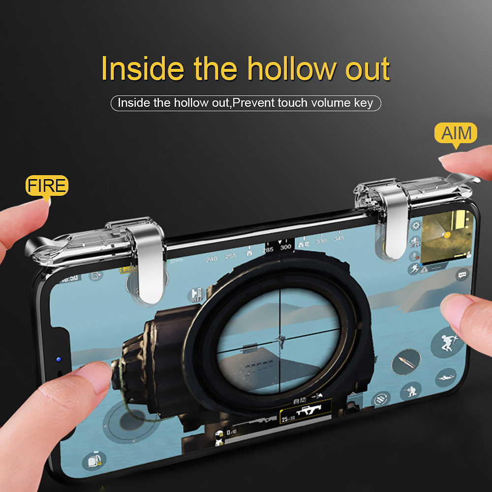 Mobile Phone Game Fire Button Shooting Trigger Controller