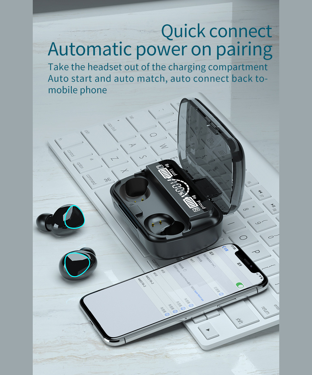 M10 Wireless Bluetooth Headphone - Black M10 Wireless Bluetooth Headphone - Black