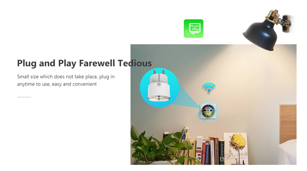 10A 2000W Smart WiFi EU Socket Energy Monitoring Plug- Milk White