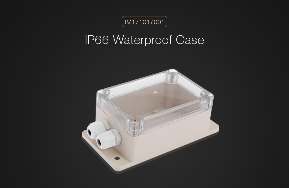IM171017001 IP66 Waterproof Case with PG7 Connector for SONOFF Basic / RF / Pow / TH10 / TH16 / G1 - Gray Goose