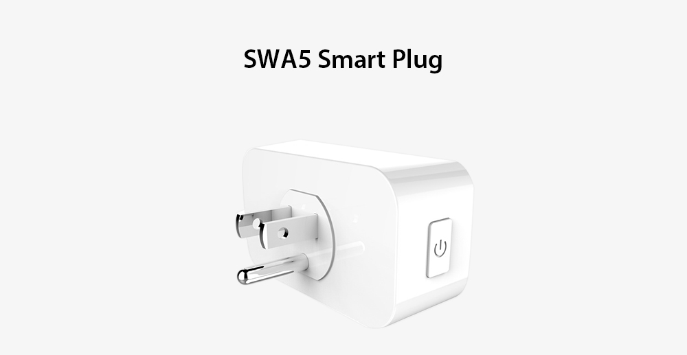 SWA5 Smart Plug Mini WiFi Socket US Standard for Home Automatization - White