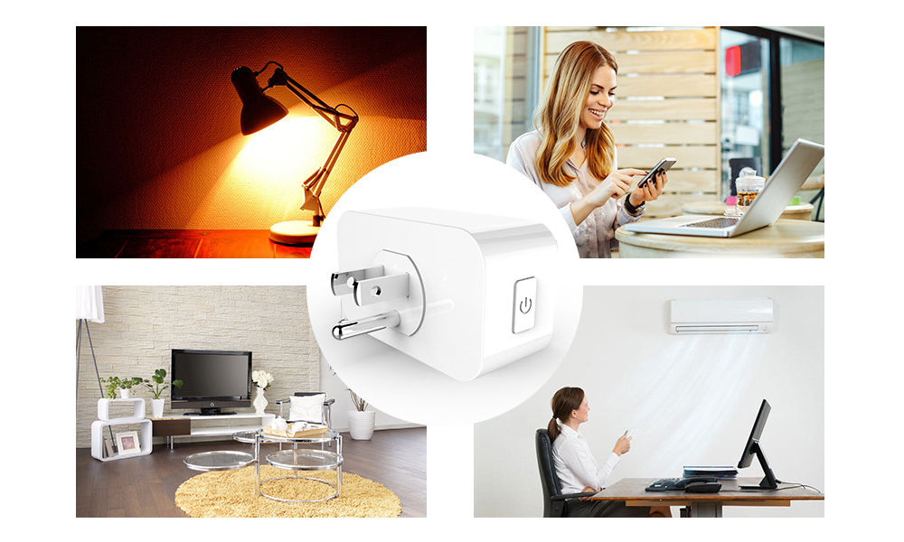 SWA5 Smart Plug Mini WiFi Socket US Standard for Home Automatization - White