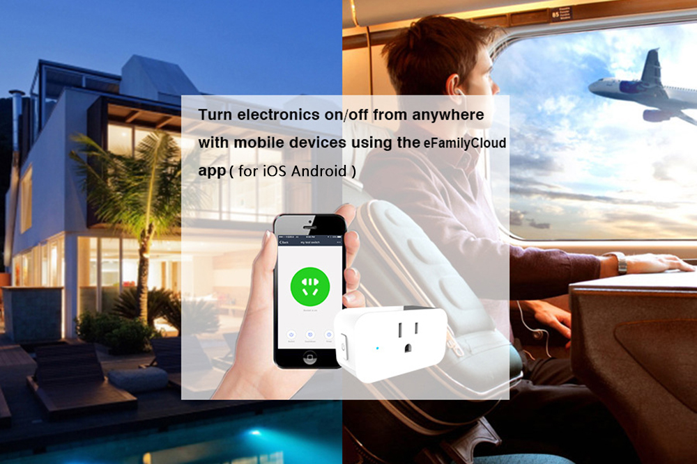 SWA5 Smart Plug Mini WiFi Socket US Standard for Home Automatization - White