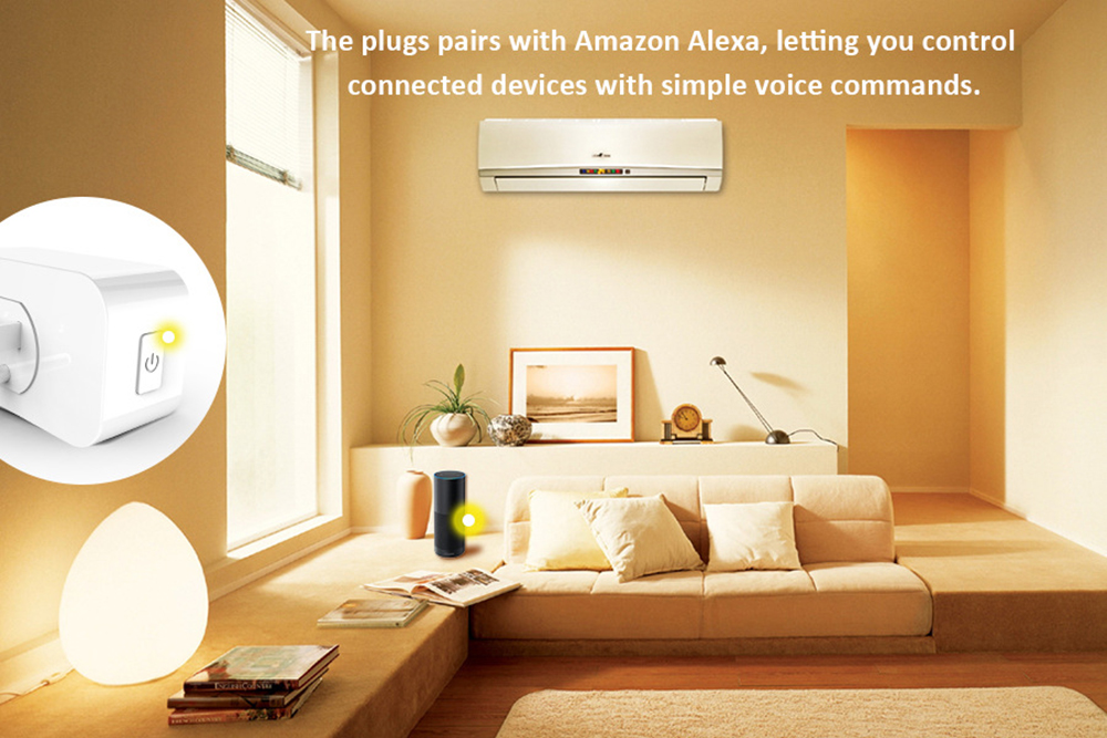 SWA5 Smart Plug Mini WiFi Socket US Standard for Home Automatization - White