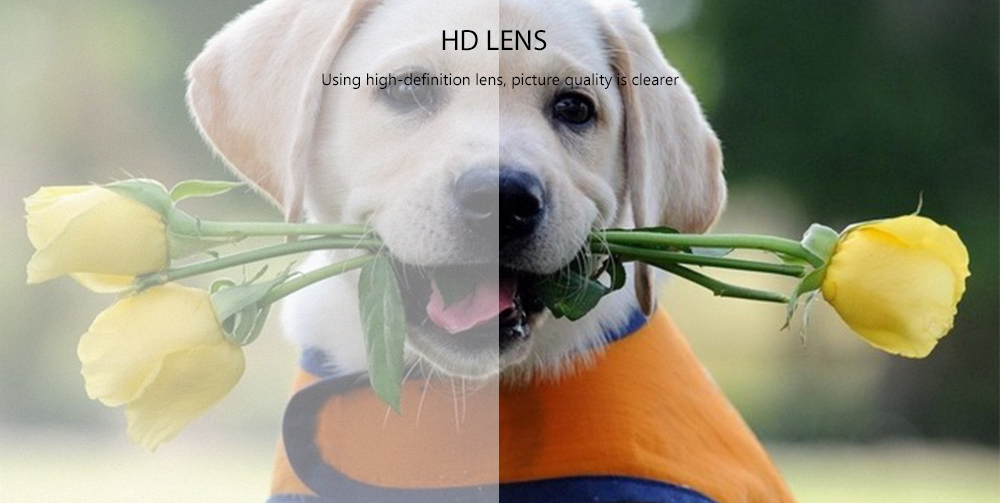 V380 HD 720P Smart IP Camera WiFi Mobile Remote Control with IR / PTZ Function for Home Security- White EU Plug